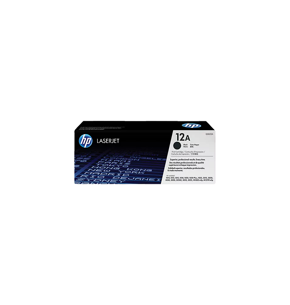 HP Toner HP LaserJet Original 12A Preto