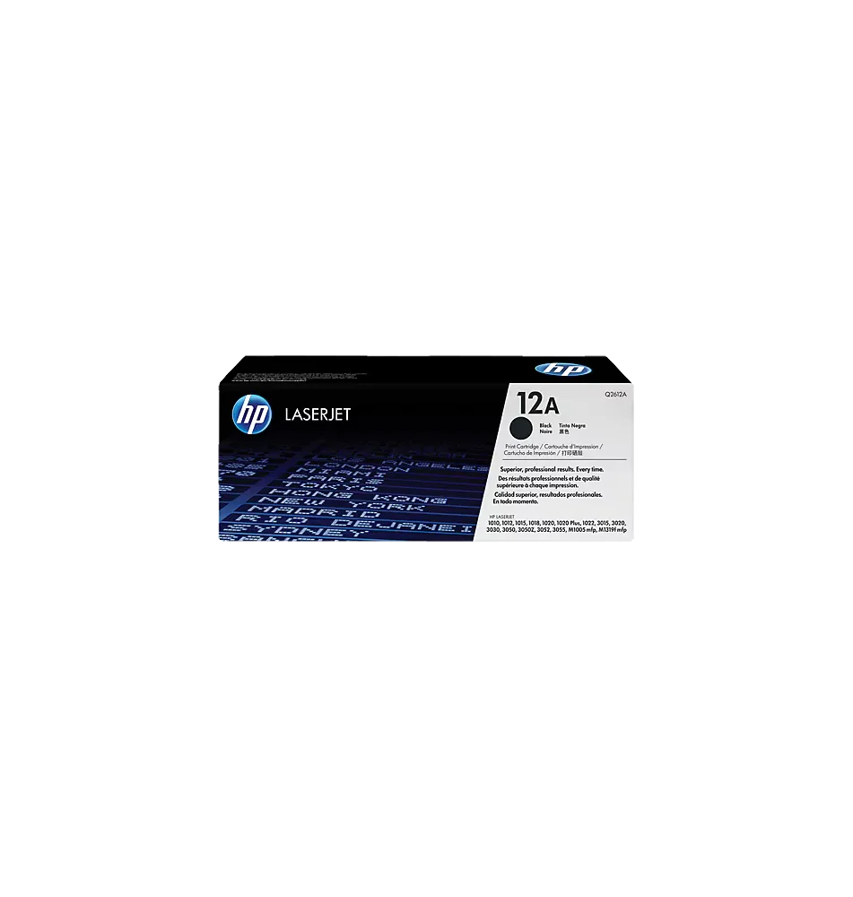 HP Toner HP LaserJet Original 12A Preto