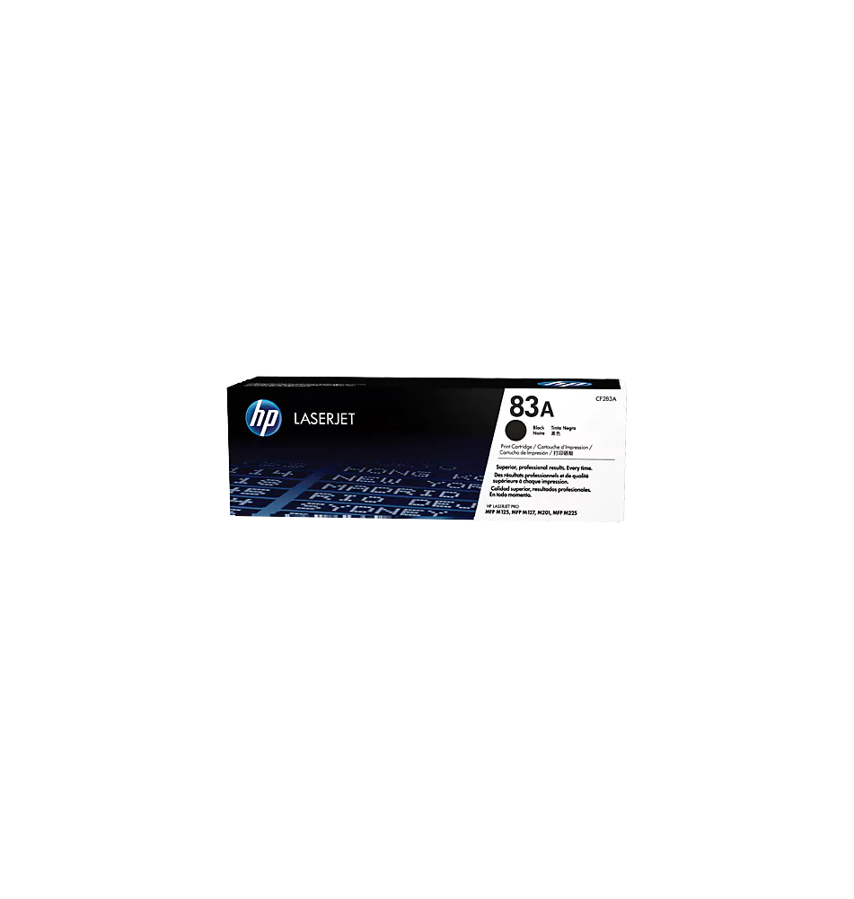 HP Toner HP LaserJet Original 83A Preto