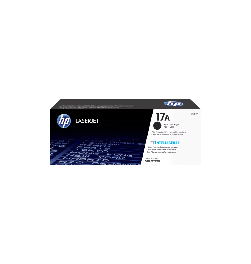 HP Toner HP LaserJet Original 17A Preto