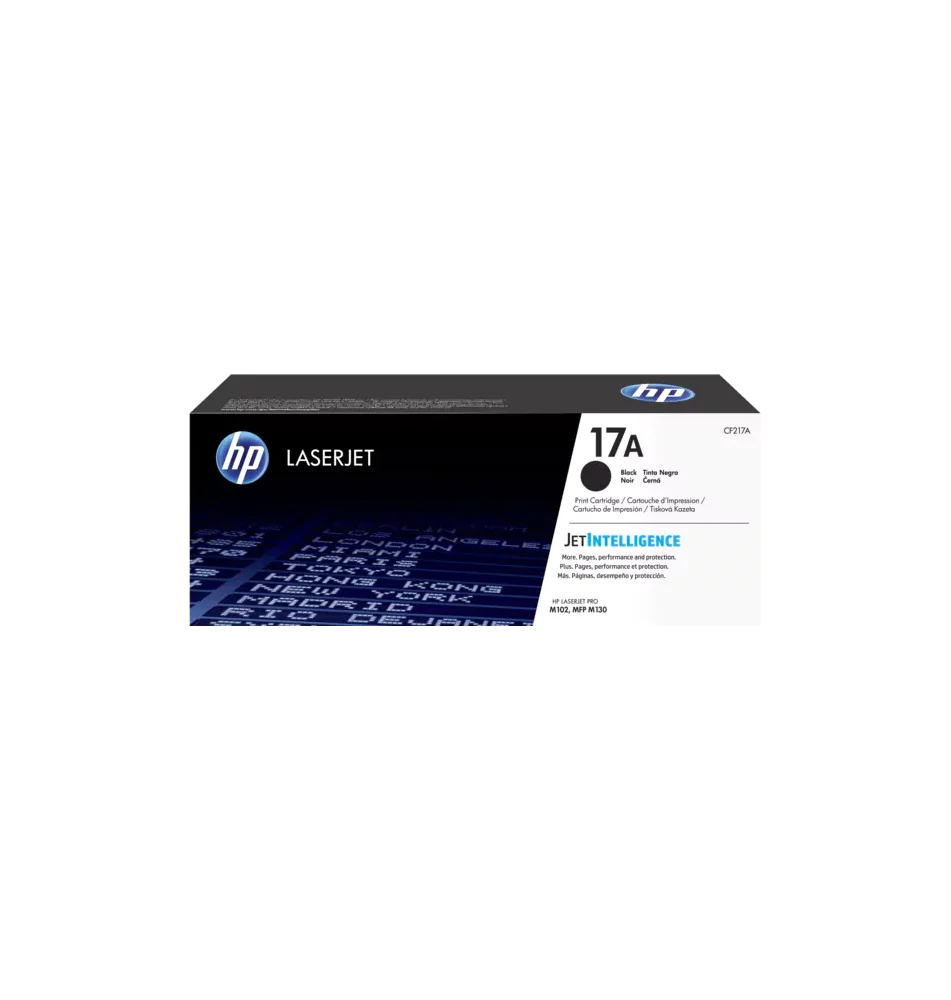 HP Toner HP LaserJet Original 17A Preto