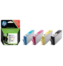 HP Conjunto de Tinteiros HP Originais 364 Preto/Ciano/Magenta/Amarelo