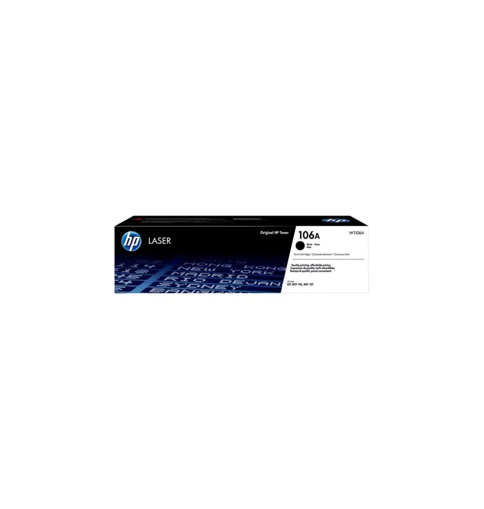 HP Toner HP Laser Original 106A Preto