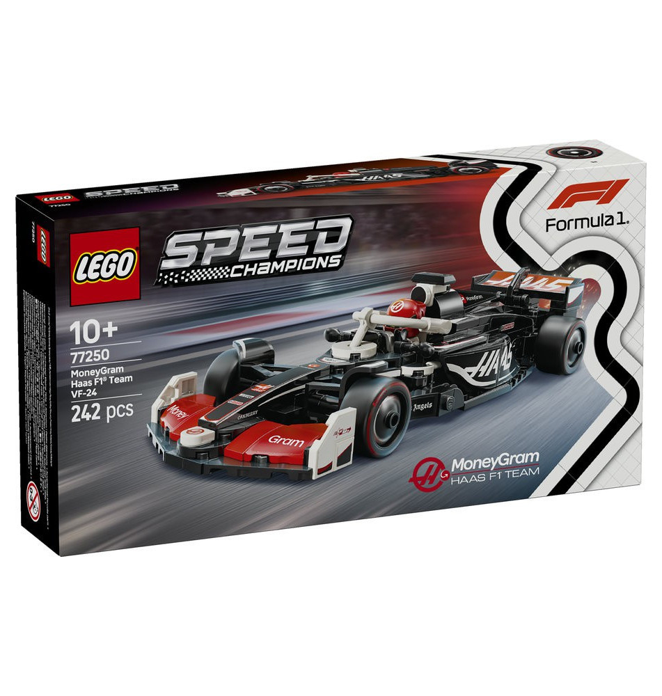LEGO Speed Champions Carro de Corrida MoneyGram Haas F1 Team VF-24 Race Car V29 - 77250