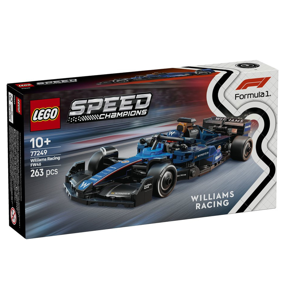 LEGO Speed Champions Carro de Corrida Williams Racing FW46 F1 Race Car V29 - 77249