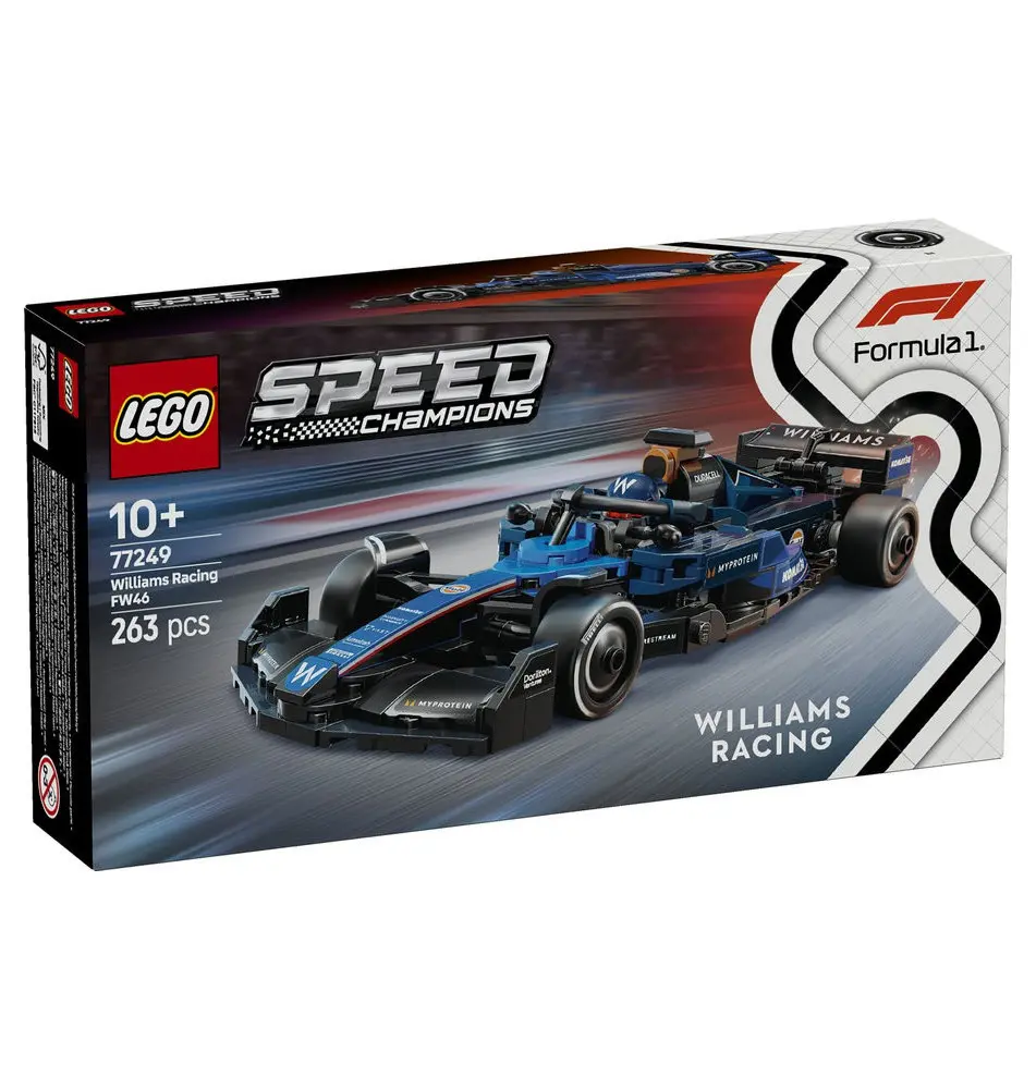 LEGO Speed Champions Carro de Corrida Williams Racing FW46 F1 Race Car V29 - 77249