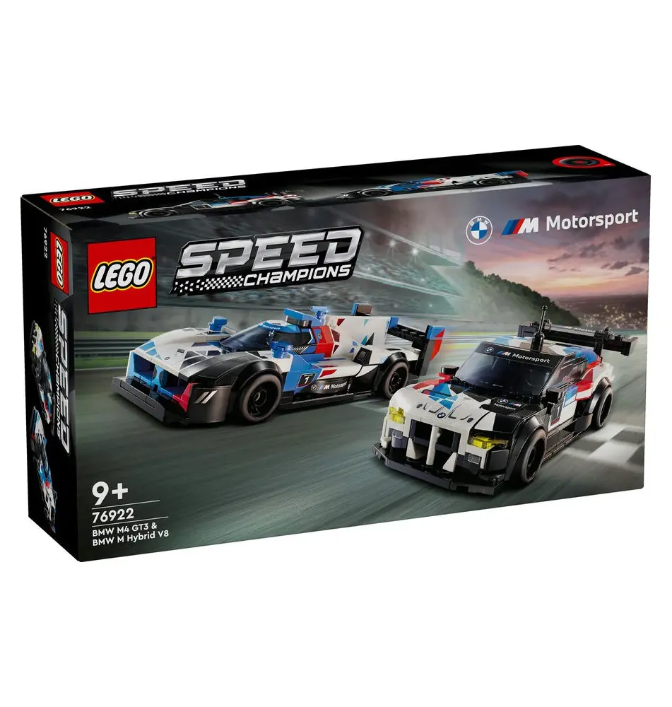 LEGO Speed Carros de Corrida BMW M4 GT3 e BMW M Hybrid V8 V29 - 76922