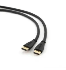 Cabo GEMBIRD DisplayPort (Macho/Macho - 1 m - Preto)