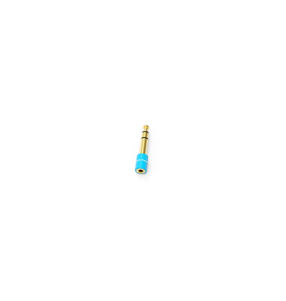 Adaptador de Áudio VENTION VAB-S01-L (6,5mm Macho - 3,5mm Fêmea - Azul)