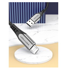 Cabo VENTION COAHF (USB-Micro-USB - 480Mbit/s - Preto)