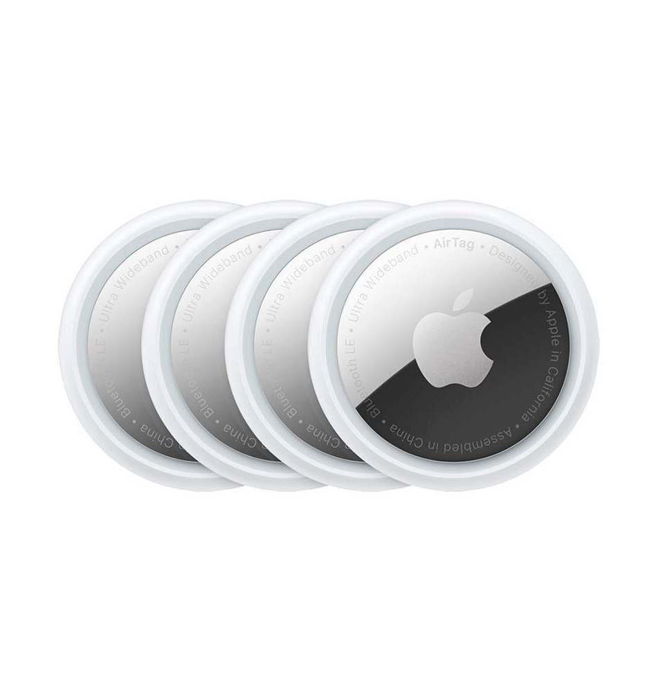 Pack 4x Localizadores APPLE AirTag (Resistente ao pó - iOS 14.5 - Branco)