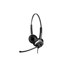 Headset GEQUDIO WA9022 (Binaural - Com Fios - Preto)