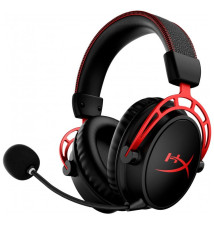 Headset HYPERX Cloud Alpha (Wireless - Binaural - Preto/Vermelho)