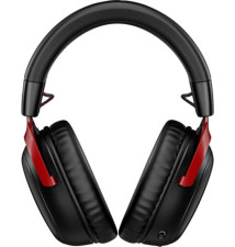 Headset HYPERX Cloud III (Wireless - Binaural - Preto/Vermelho)