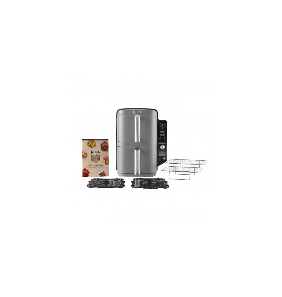 Fritadeira a Ar NINJA SL400EU Double Stack XL (2x 4,75L - 2470W - Preto/Cinzento)