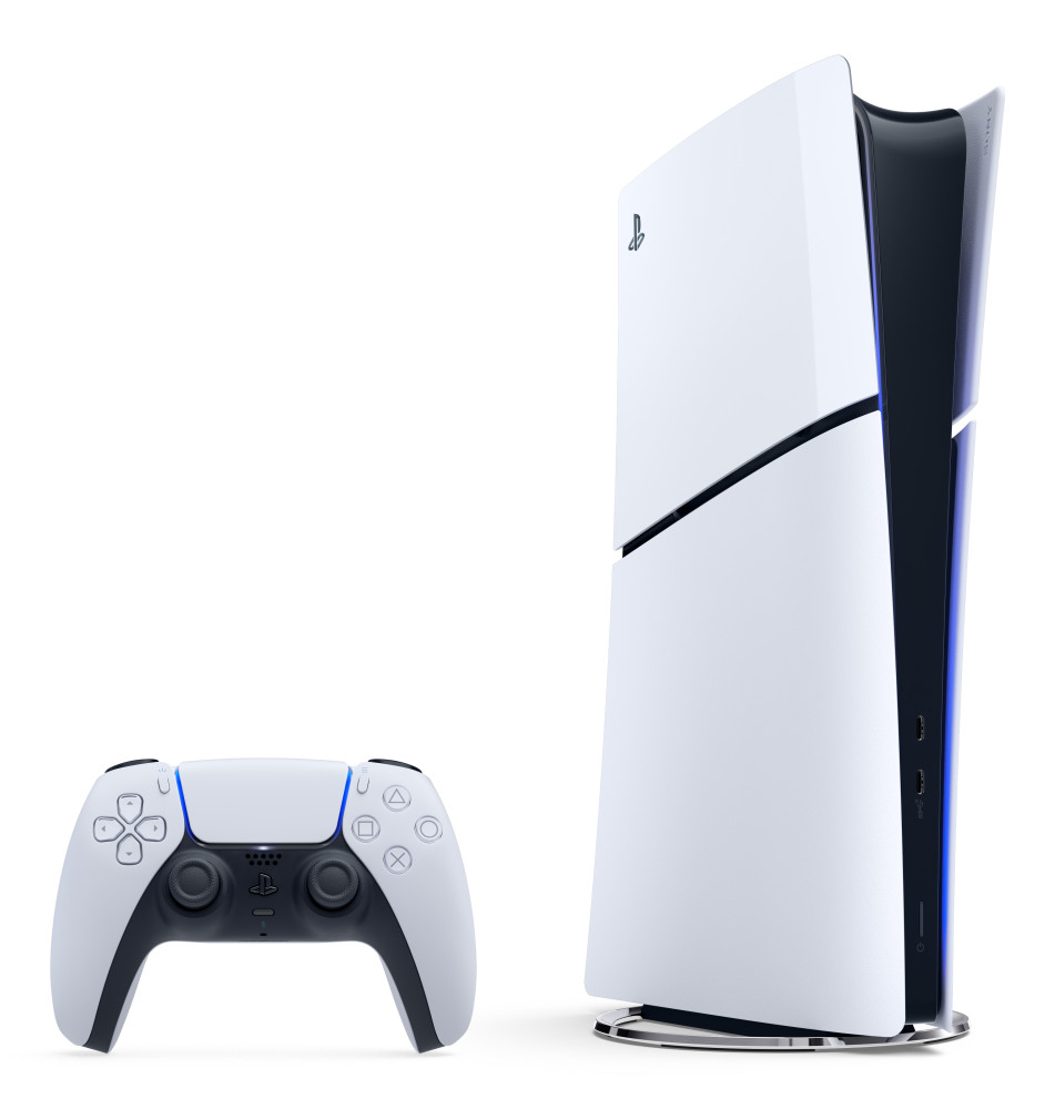 Consola SONY PlayStation Slim Digital (1TB - GDDR6 - Branco Preto)