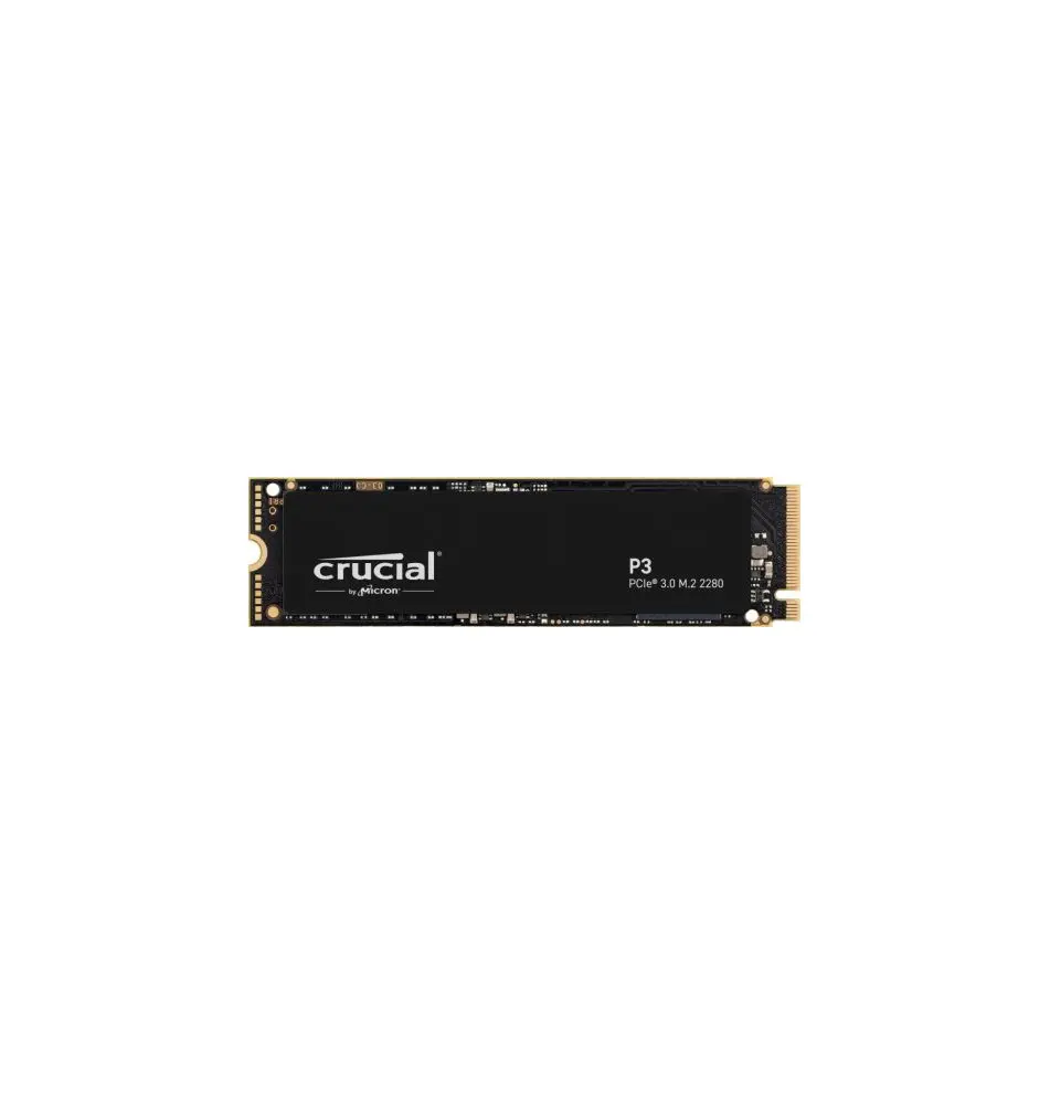 Disco SSD Interno CRUCIAL P3 4TB (M.2 - 3500MB/s - PCI Express 3.0)