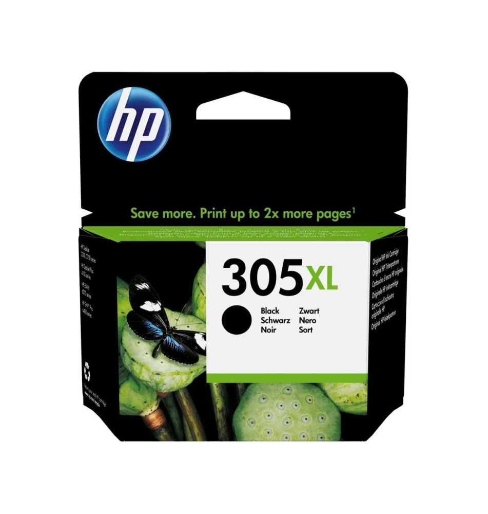 HP Tinteiro HP Original 305XL Preto de elevado rendimento