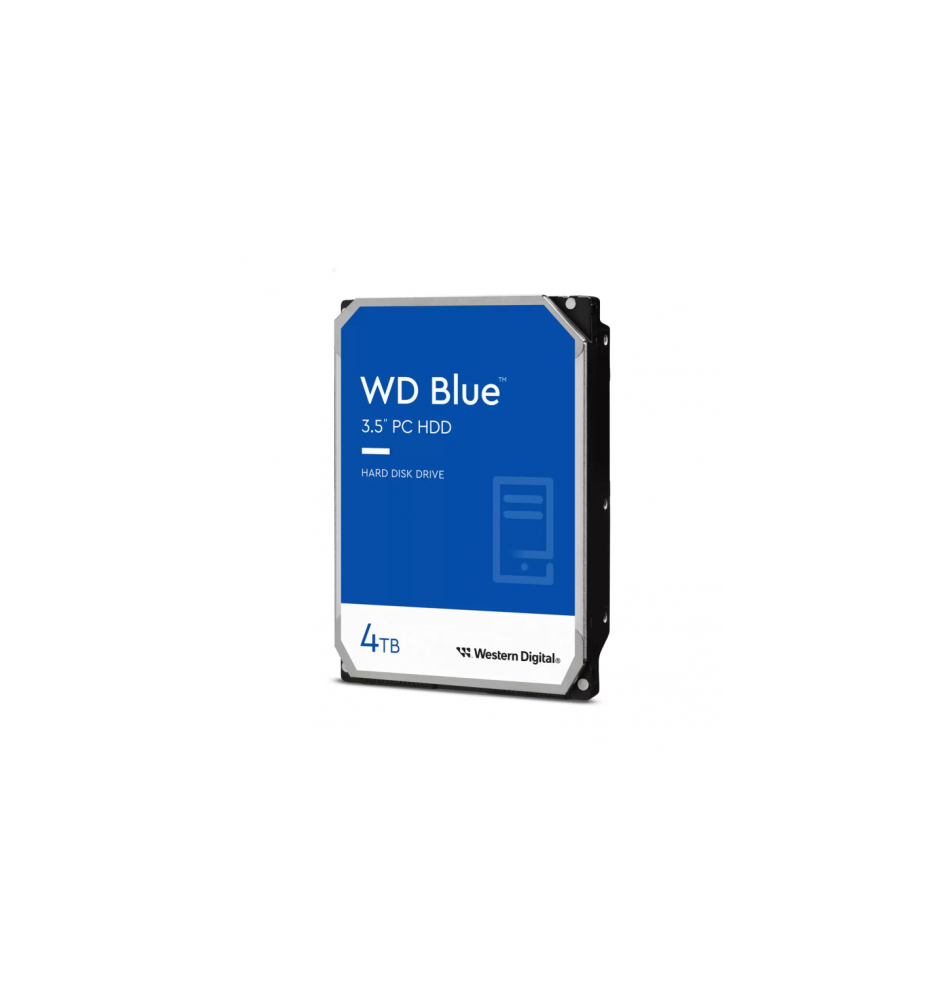 Disco Rígido Interno WESTERN DIGITAL Blue 4TB (3.5'' - 6Gbit/s - 5400RPM)