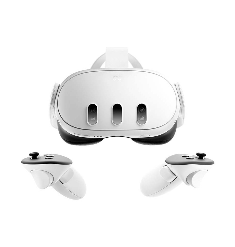 Óculos de Realidade Virtual Meta Quest 3 (8GB/512GB - 2.9H de Autonomia - Branco)