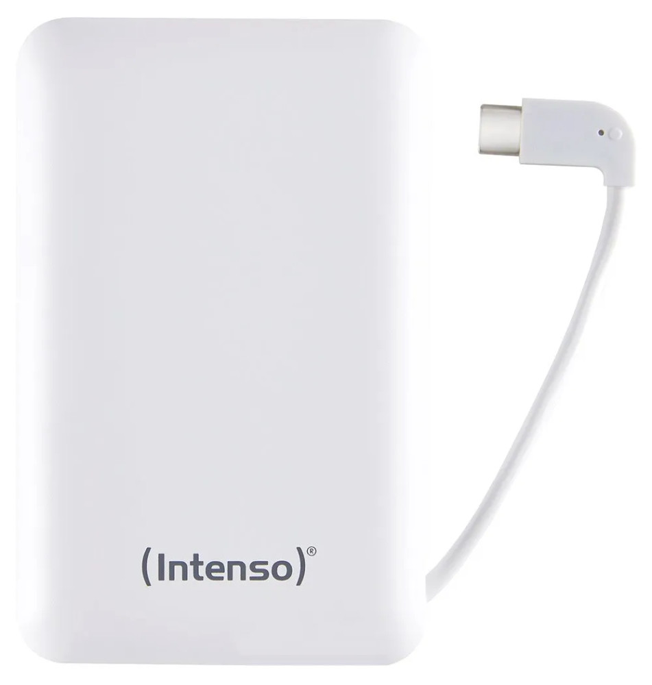 Powerbank INTENSO XC10000 c/ Cabo (10000mAh - 5V - Branco)
