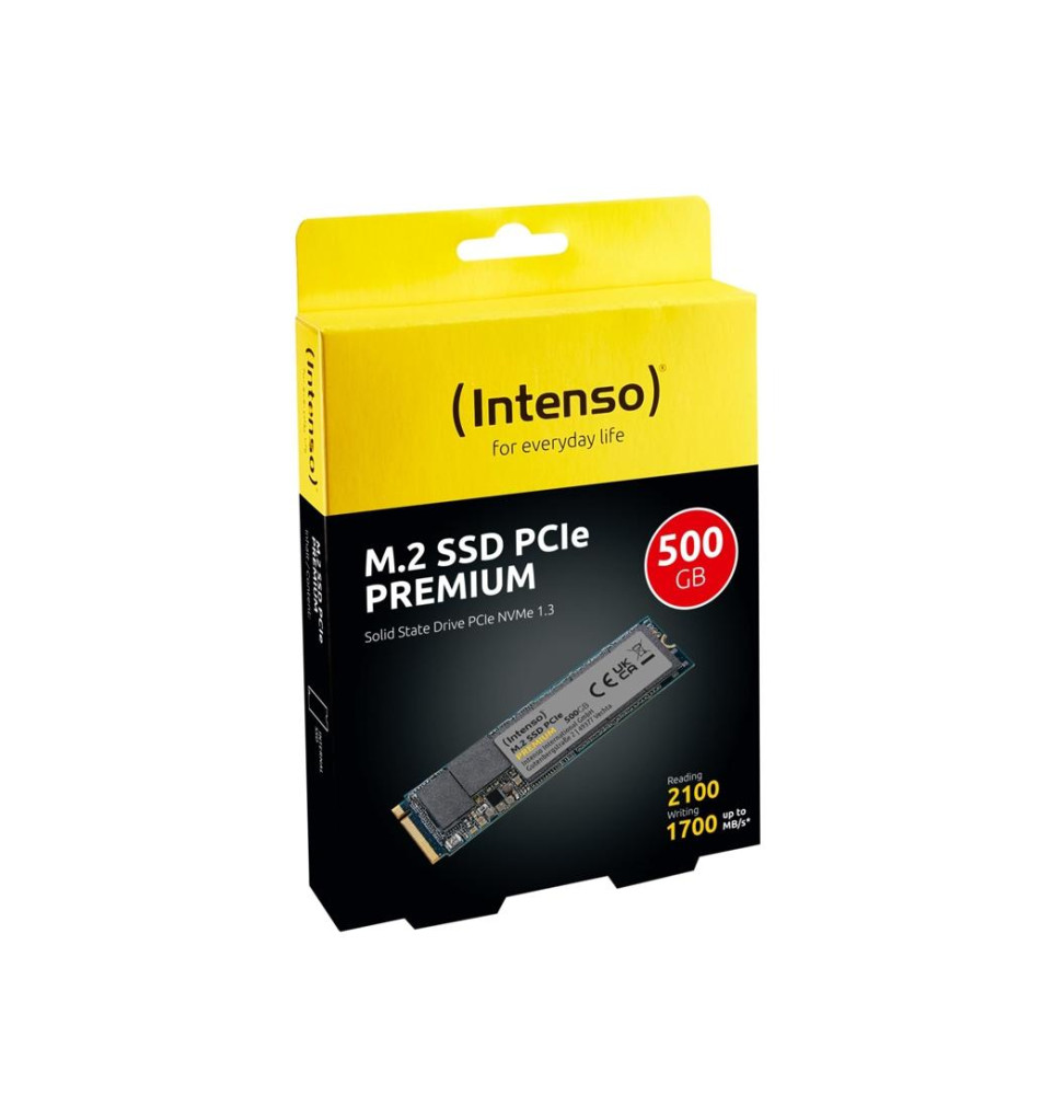 Disco SSD Interno INTENSO Premium 500GB (M.2 - 2100MB/s - PCI Express 3.0)