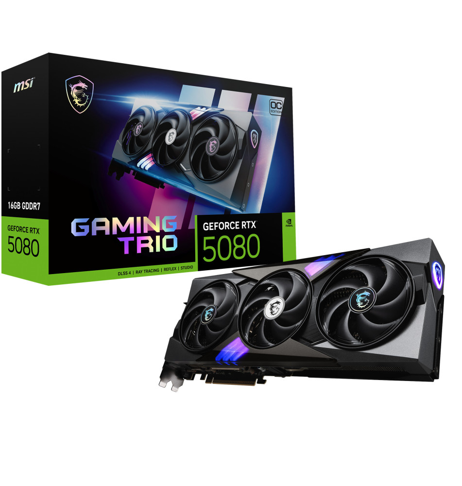 MSI GEFORCE RTX 5080 16G GAMING TRIO OC