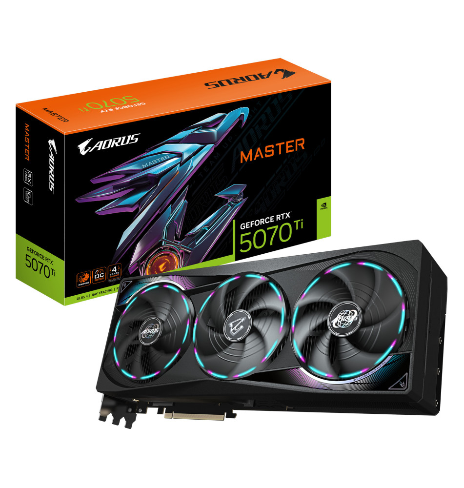 GIGABYTE AORUS GeForce RTX 5070 Ti MASTER 16G
