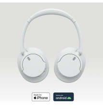 Auscultadores SONY WH-CH720N (Bluetooth - 35-50H de autonomia - Branco)