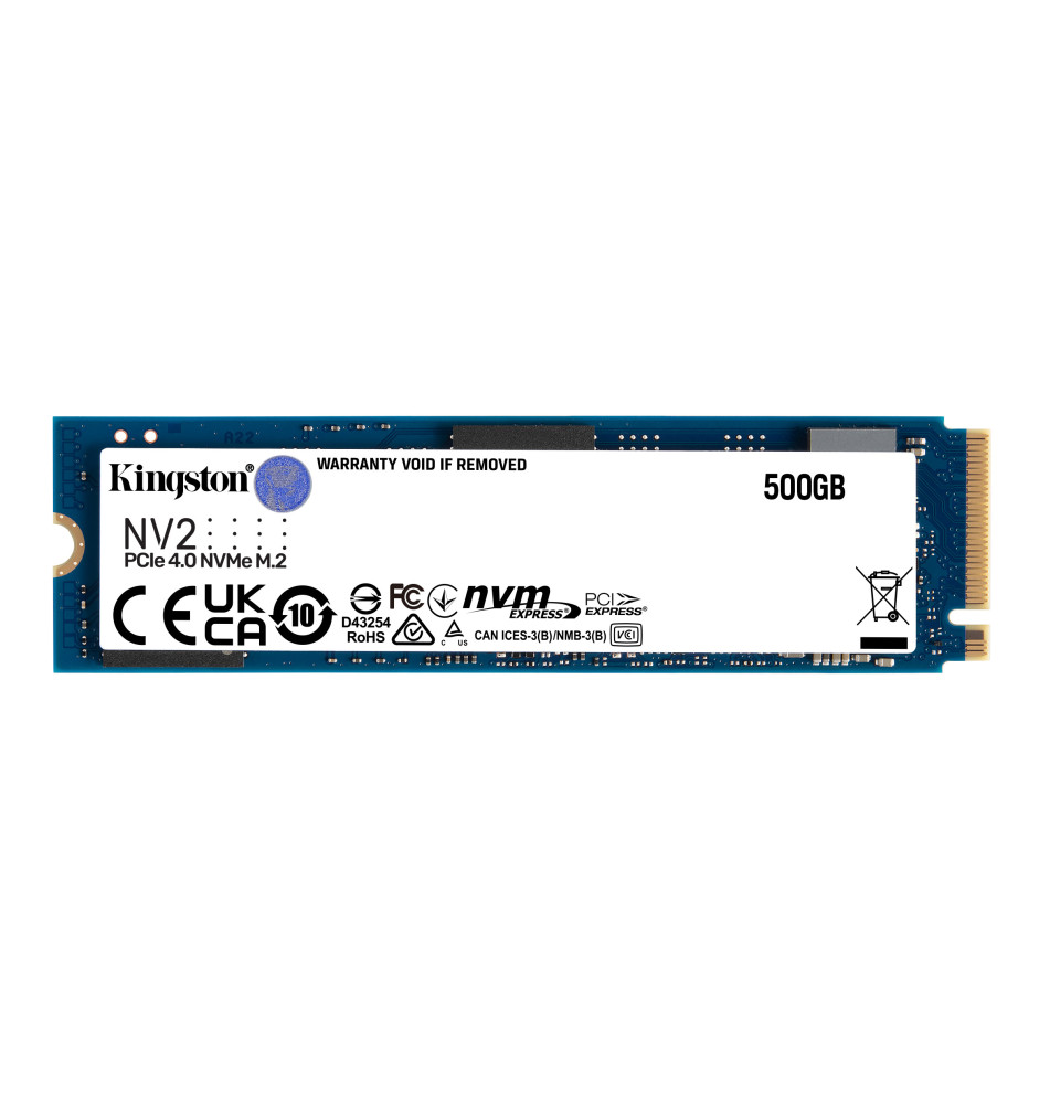 Disco SSD Interno KINGSTON NV2 500GB (M.2 - 3500MB s - PCI Express 4.0)