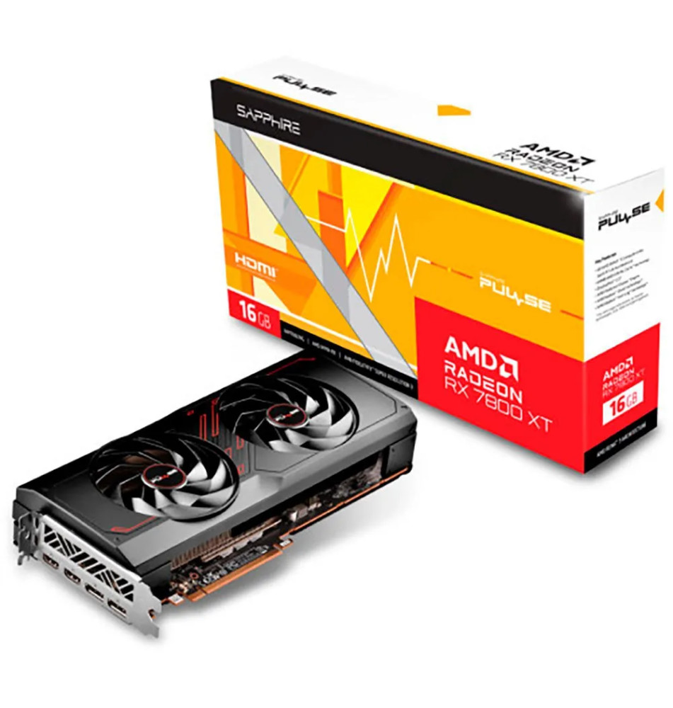 Placa Gráfica SAPPHIRE Nitro+ Radeon RX 7800 XT 16G (GDDR6 - 256Bit - PCI Express x16 4.0)