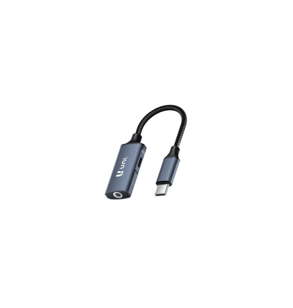 Duplicador de Portas UNICO AD1915 (USB-C - USB-C - 3.5mm)