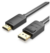 Cabo Display Port/HDMI VENTION HADBH (HDMI/DisplayPort - 2M - Preto)