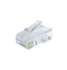 Pack 100x Fichas de Rede GEMBIRD (RJ-45 - Cat6 - Transparente)