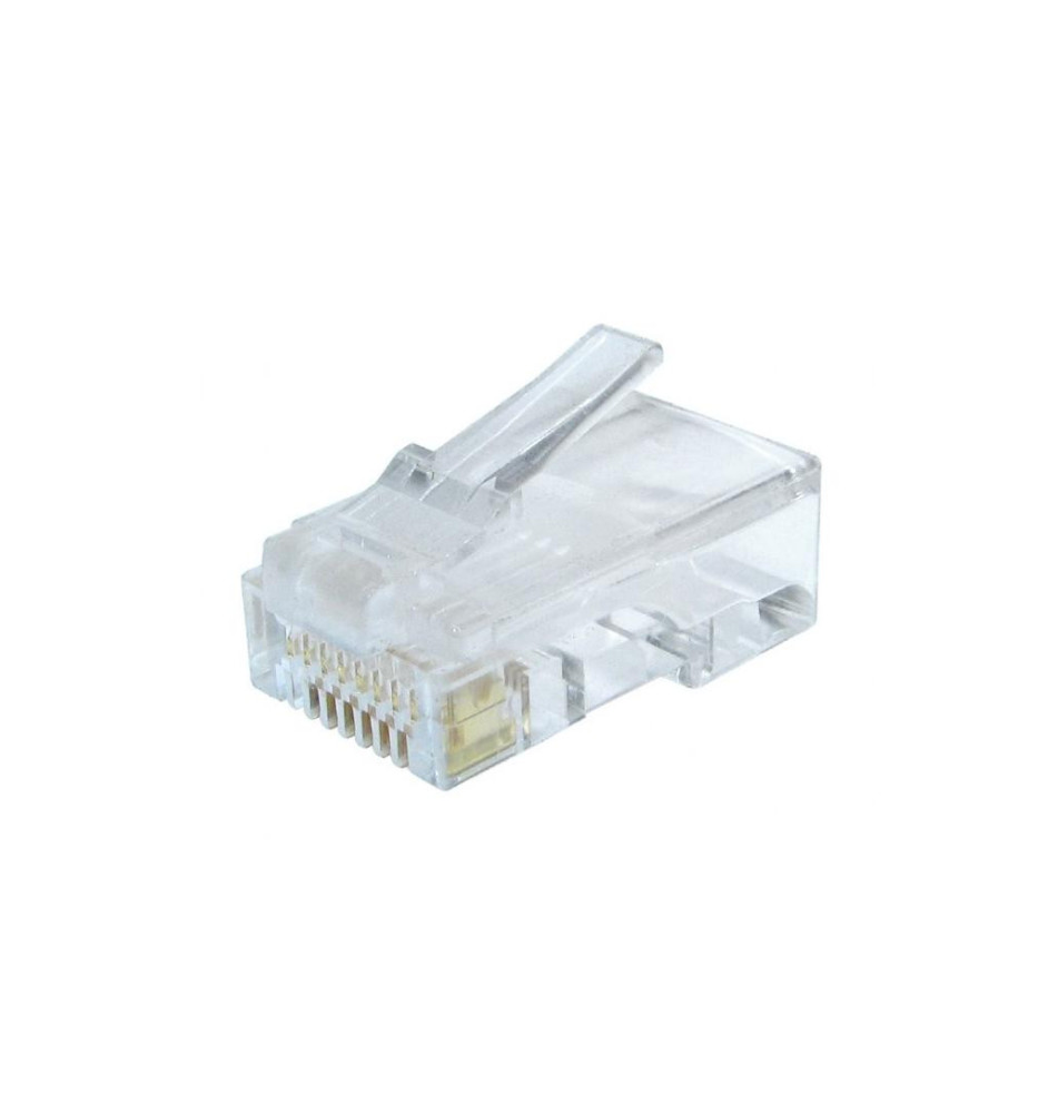 Pack 100x Fichas de Rede GEMBIRD (RJ-45 - Cat6 - Transparente)