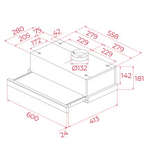 Exaustor de Gaveta TEKA TL6310 (339m³/h - 60cm - Inox)