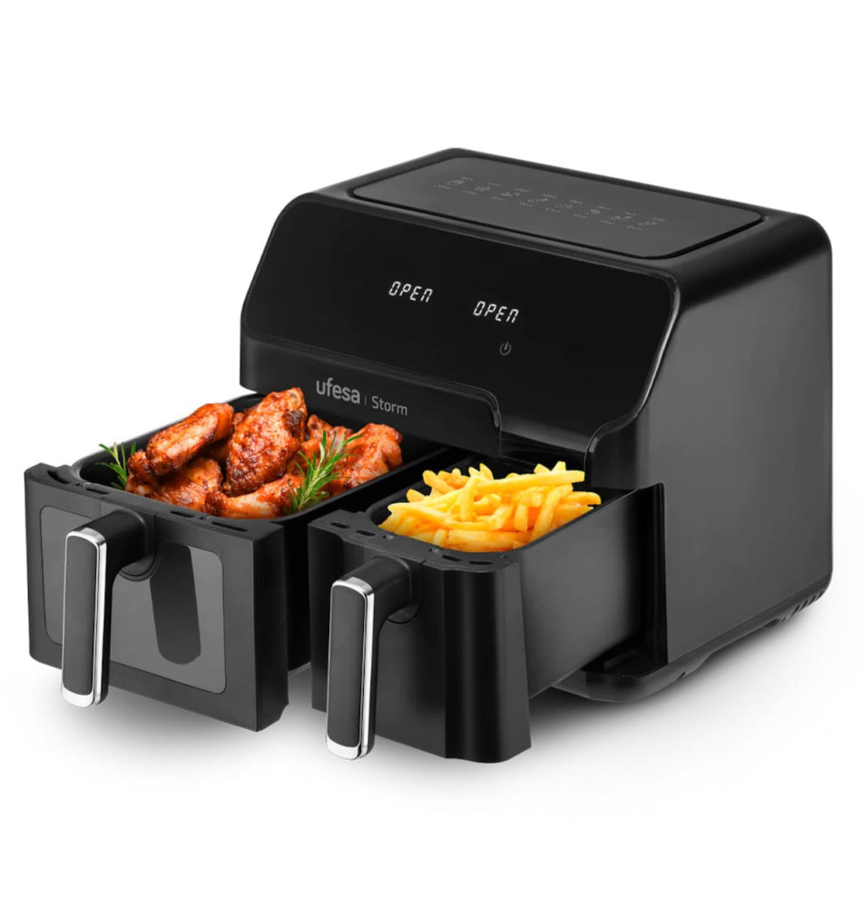 Fritadeira a Ar UFESA Air Fryer Storm 2 (2700W - 9L - Preto)