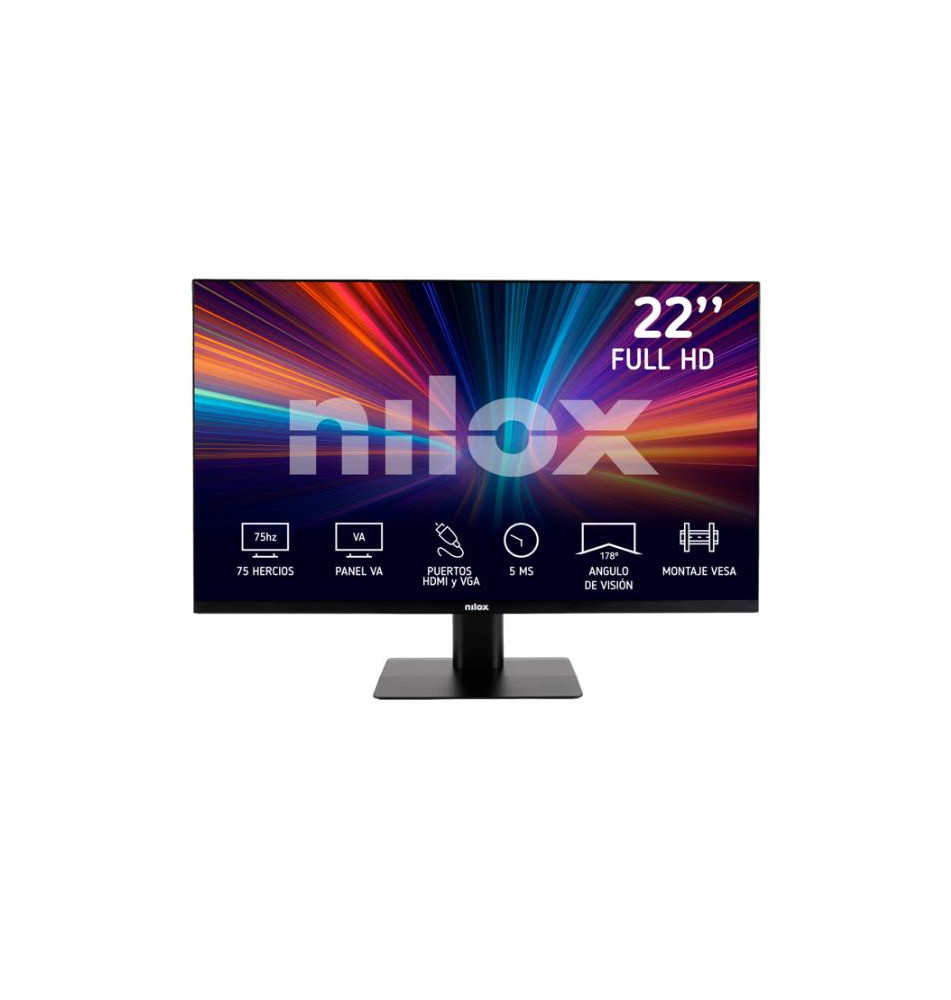 Nilox MONITOR 21.5"  IPS 5MS VGA HDMI