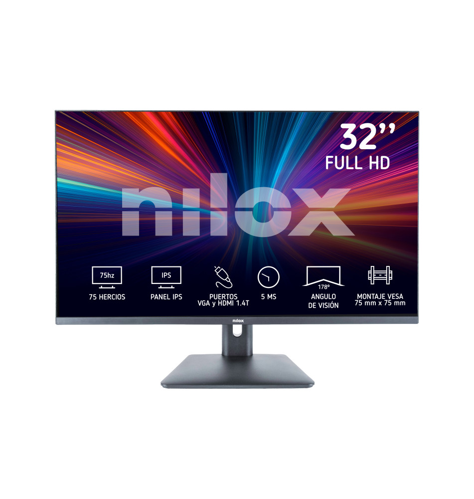 Nilox MONITOR  32" NXM32FHD11 IPS 5MS HDMI VGA