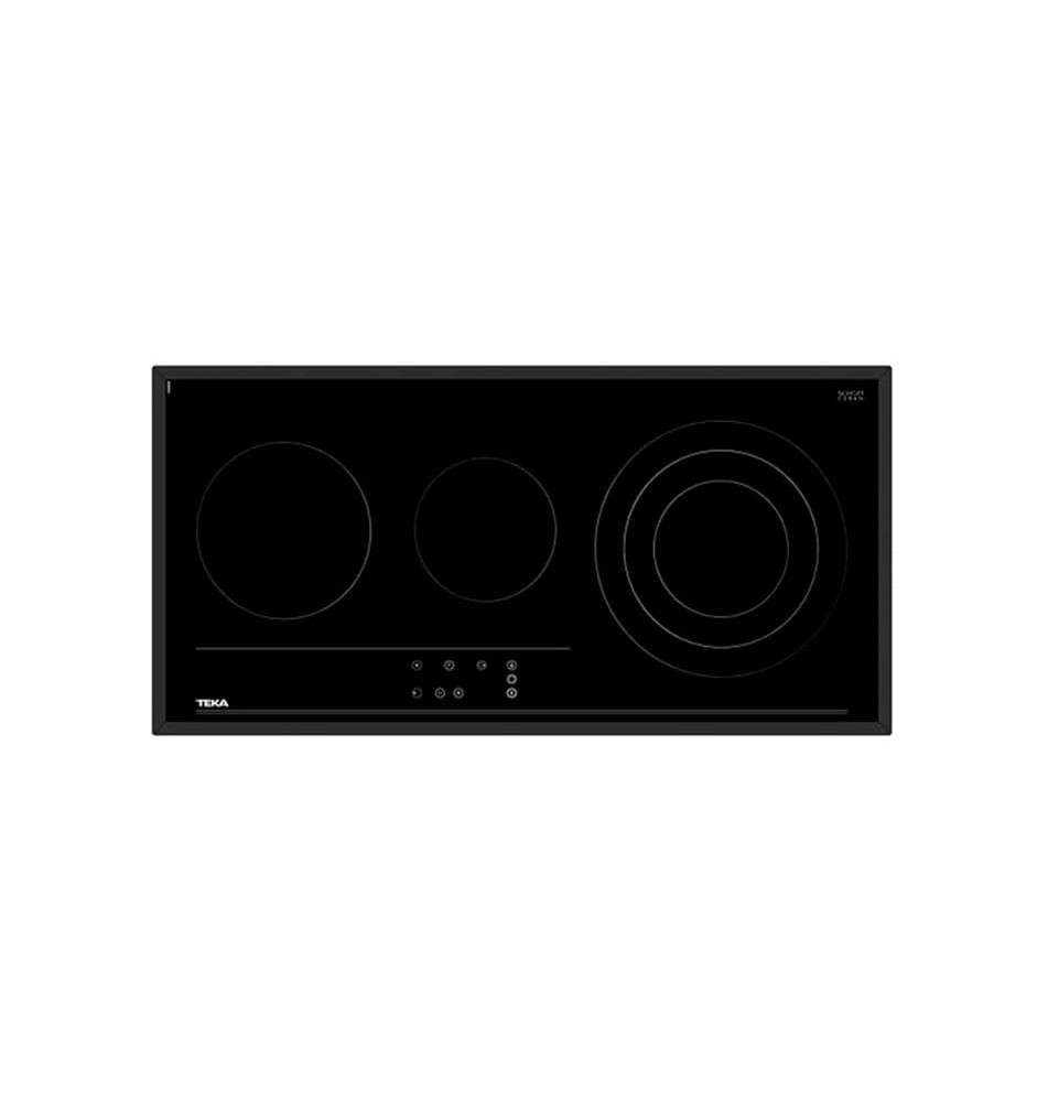 Placa de Vitrocerâmica TEKA TRC83631TCS (Encastre - 3 Zonas - Preto)