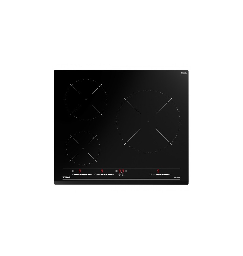 Placa de Indução TEKA IZC63018MSSBK (Encastre - 3 Zonas - Preto)