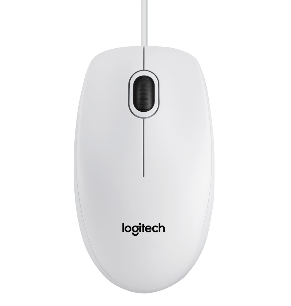 Logitech USB Mouse B100 white