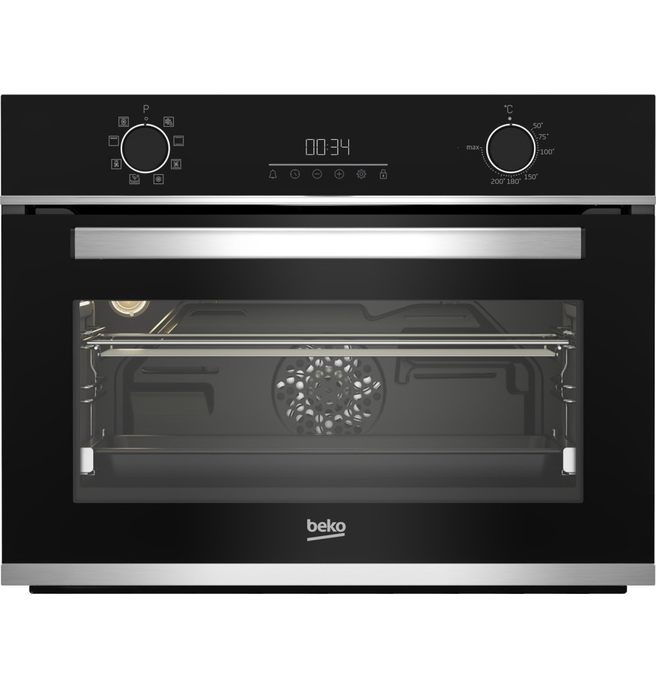 HORNO BEKO BBCM13300XC COMPACTO NEGRO