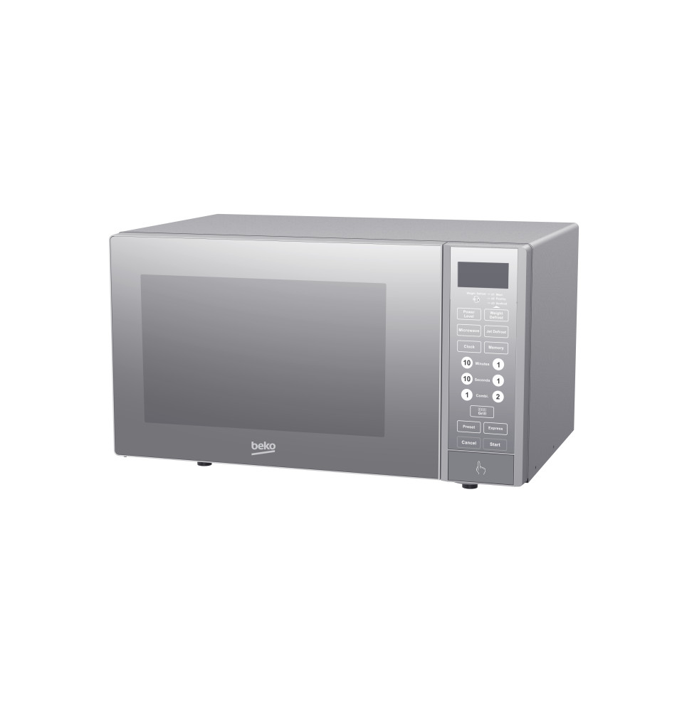 MICROONDAS BEKO MGF23330S CAPACIDAD 23L PLATA 