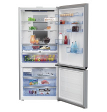 Beko fridge   freezer combination RCNE 720E3 VZXPN F silver