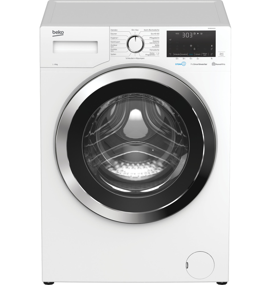 Beko washing machine WYA 81643 LE1 C white