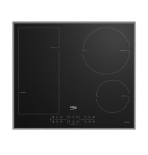 BEKO HII 64200 FMTX  self sufficient hob  black stainless steel 