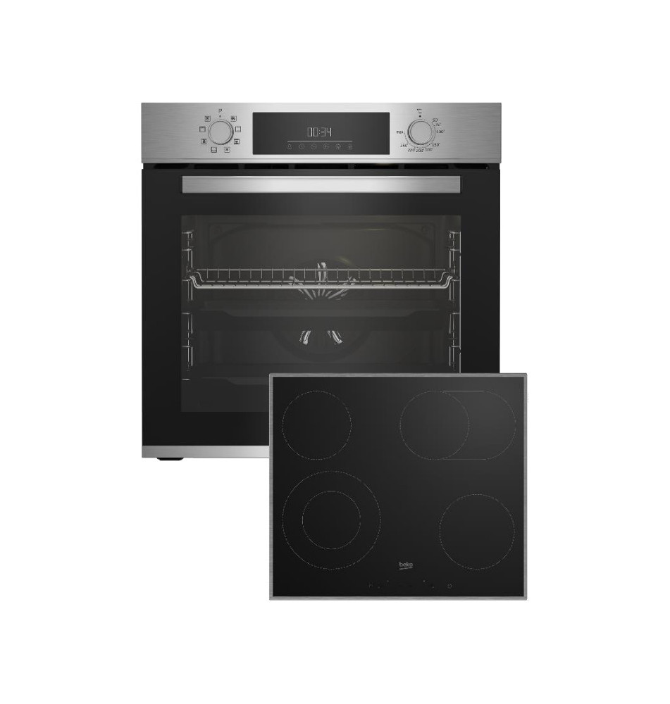 BEKO BBSM12320X  oven set  stainless steel 