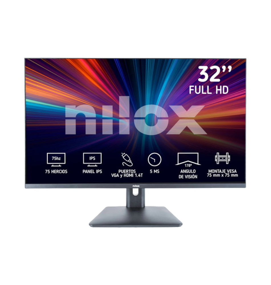 Nilox MONITOR  32" NXM32FHD11 IPS 5MS HDMI VGA