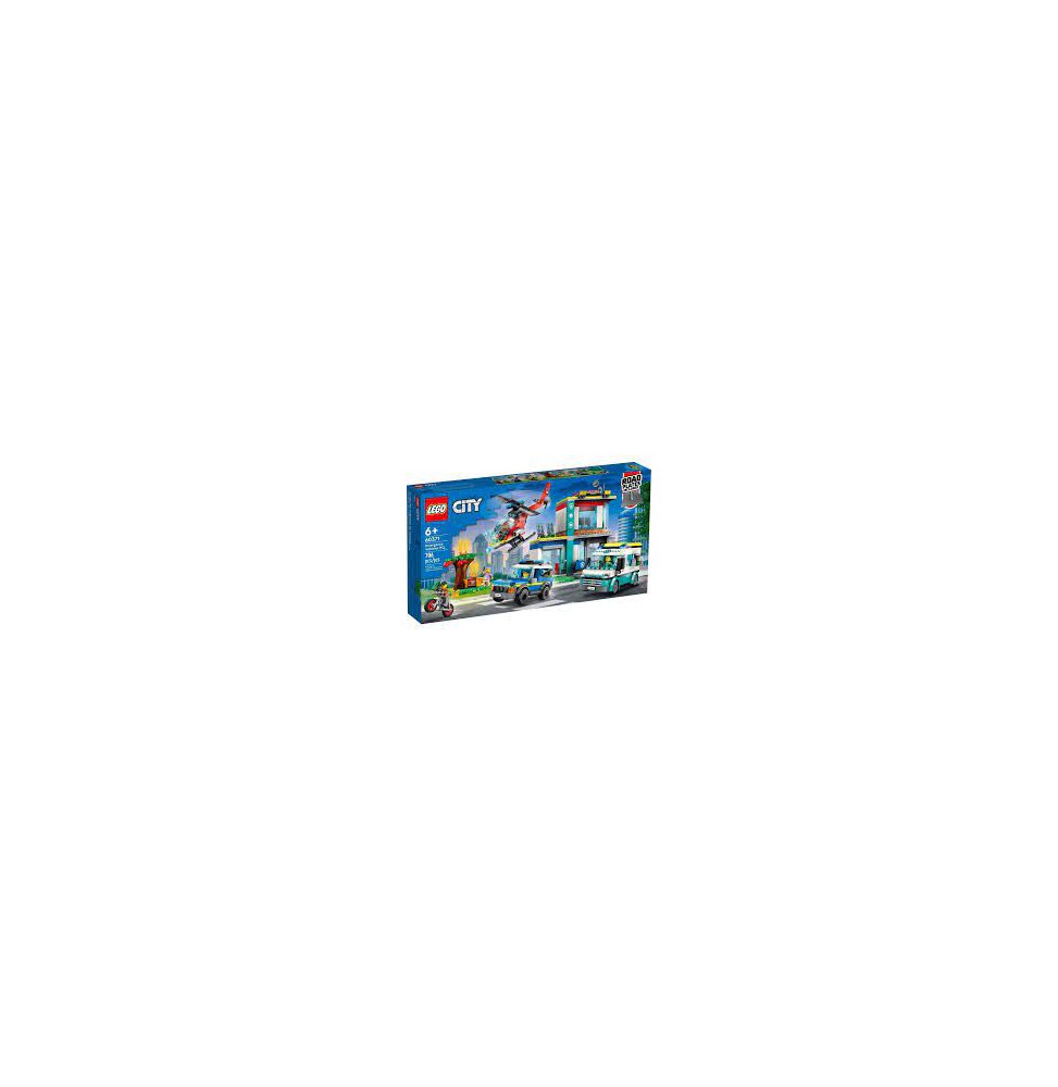 LEGO City Sede dos Veículos de Emergência - 60371